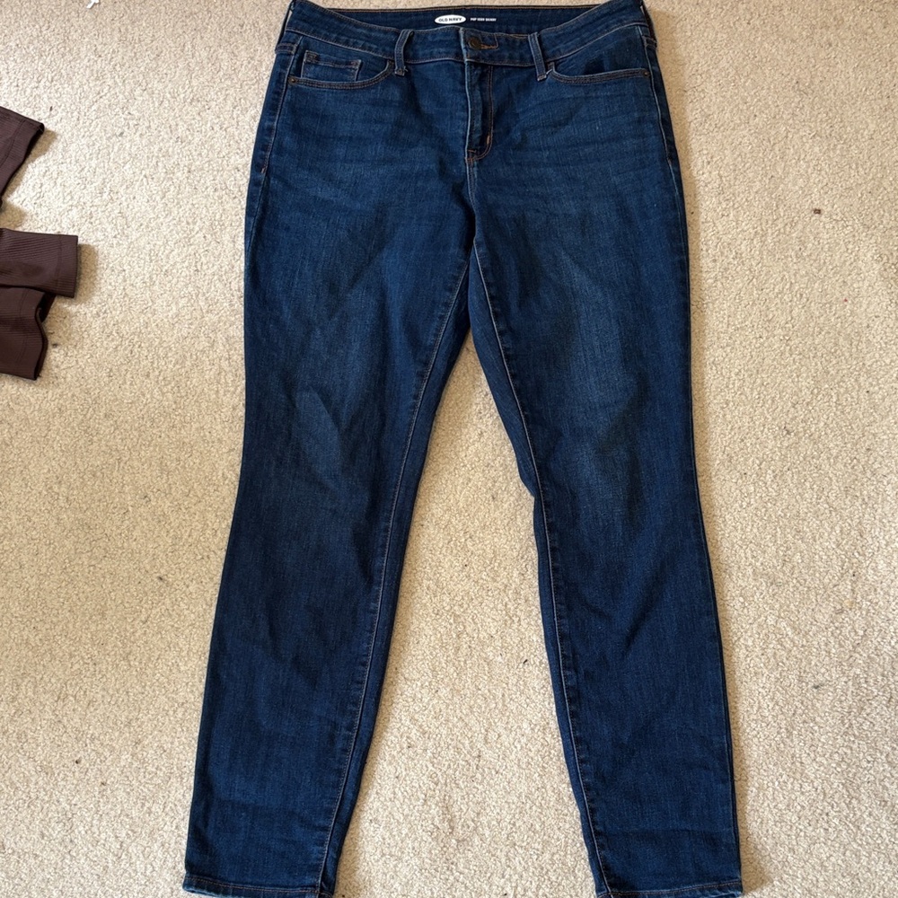 Old Navy Dark Blue Skinny Jeans